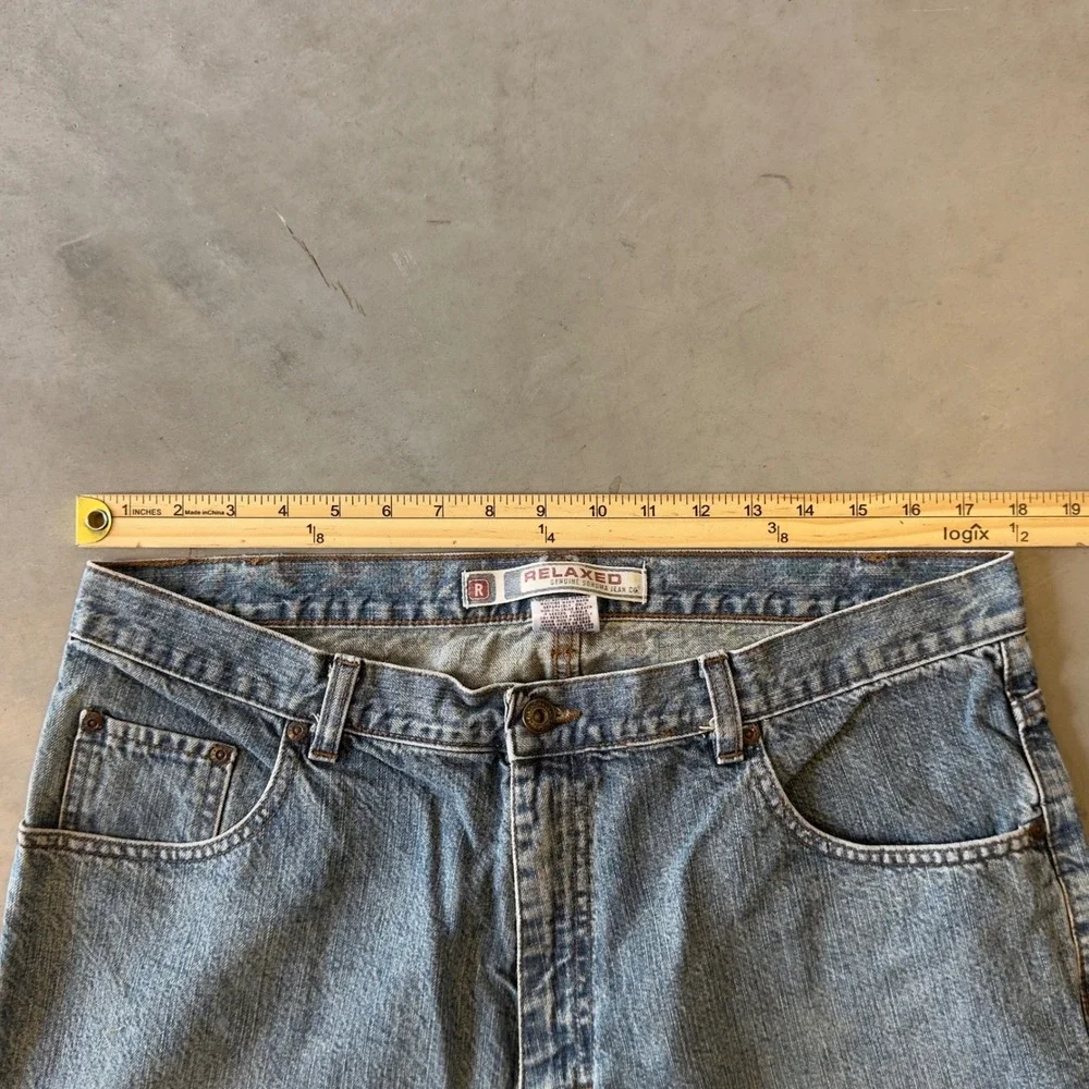 Sonoma Genuine Jean Co Mens Relaxed Fit Blue Denim Jeans 36x30